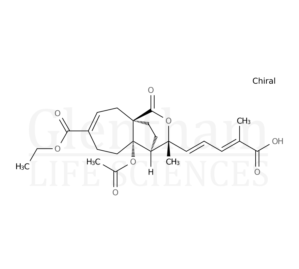 Structure for Demethoxydeacetoxypseudolaric acid B
