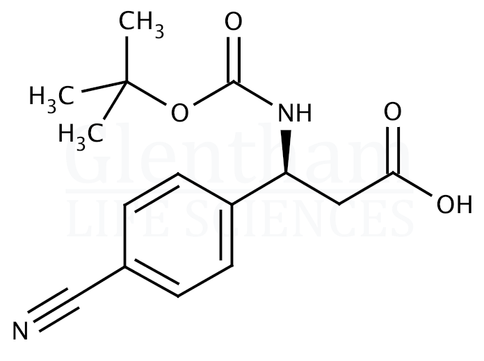 Large structure for (S)-Boc-4-cyano-β-Phe-OH   (500770-82-1)
