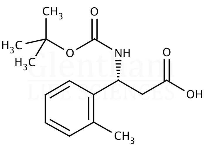 (R)-Boc-2-methyl-β-Phe-OH  Structure