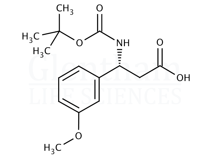 Large structure for (R)-Boc-3-methoxy-β-Phe-OH   (500788-86-3)