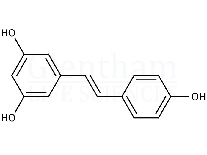 Structure for Resveratrol, natural (501-36-0)