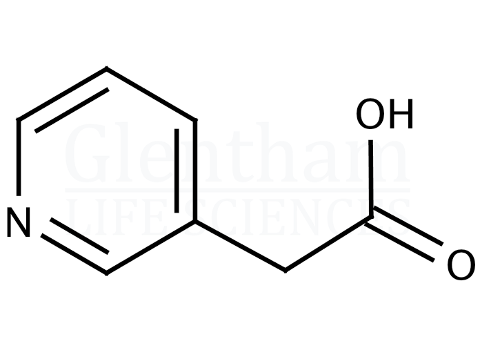 3-Pyridylacetic acid Structure