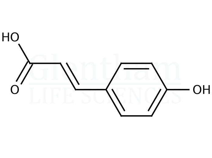 Structure for 4-Hydroxycinnamic acid