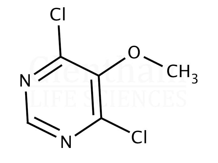 4,6-Dichloro-5-methoxypyrimidine Structure