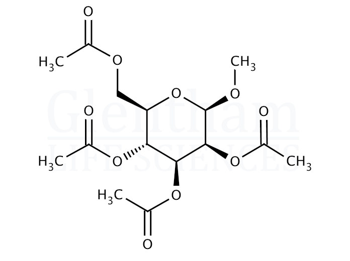 Methyl 2,3,4,6-Tetra-O-acetyl-b-D-mannopyranoside Structure