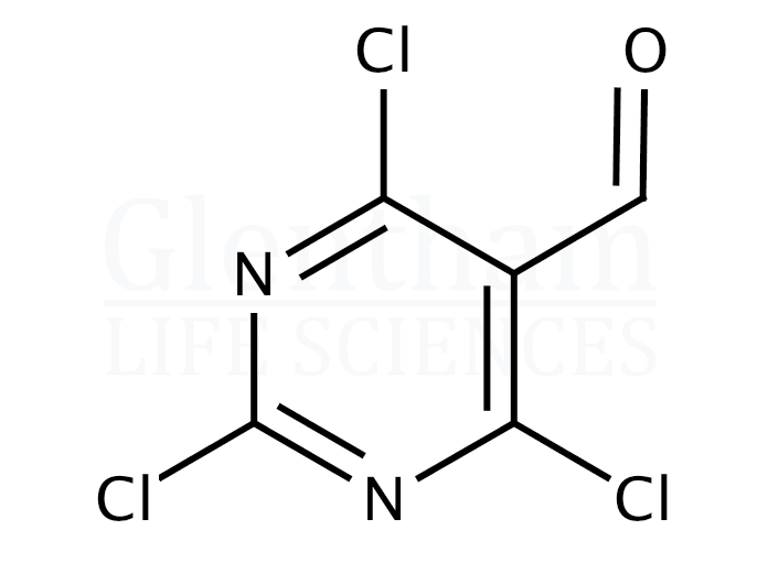 2,4,6-Trichloropyrimidine-5-carboxaldehyde Structure