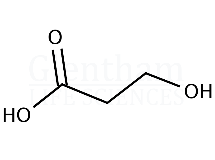 3-Hydroxypropionic acid, 30% in water Structure