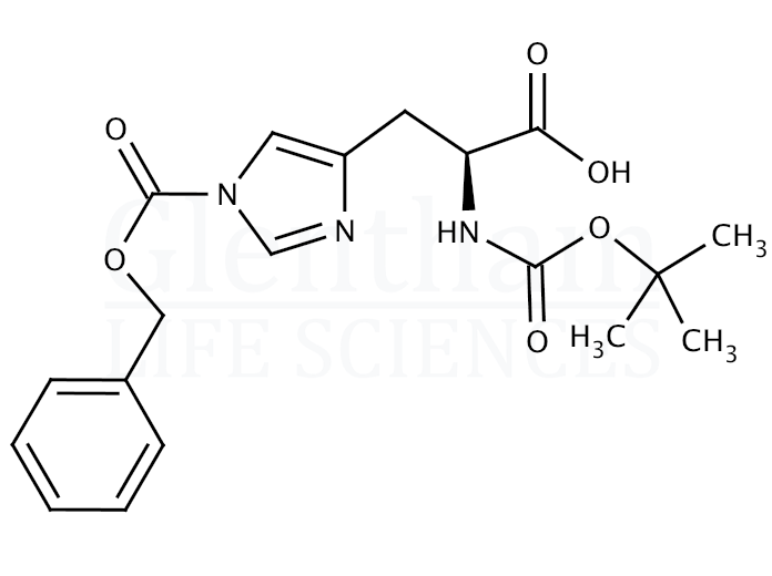 Boc-His(Z)-OH Structure