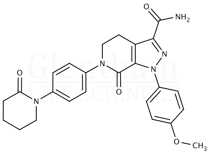 Structure for  Apixaban  (503612-47-3)