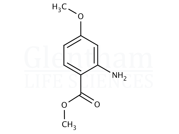 2-Amino-4-methoxybenzoic acid methyl ester Structure