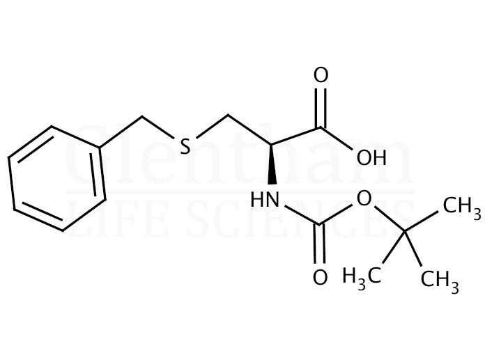 Structure for Boc-Cys(Bzl)-OH    (5068-28-0)