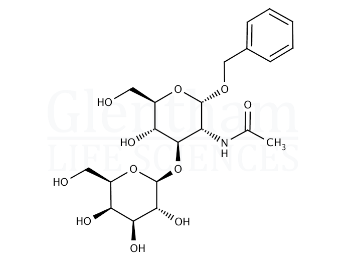 Structure for Benzyl 2-acetamido-2-deoxy-3-O-(b-D-galactopyranosyl)-a-D-glucopyranoside