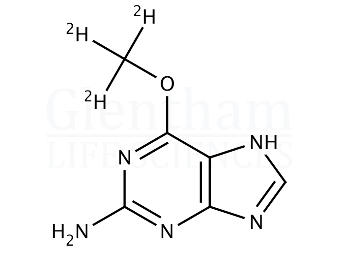 Structure for 6-O-Methyl-d3-guanine