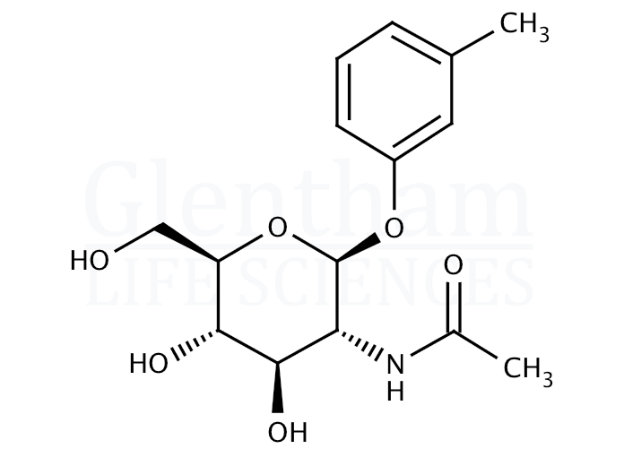3-Methylphenyl 2-acetamido-3,4,6-tri-O-acetyl-2-deoxy-b-D-glucopyranoside Structure