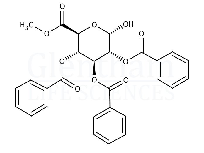 Structure for 2,3,4-Tri-O-benzoyl-D-glucuronide methyl ester