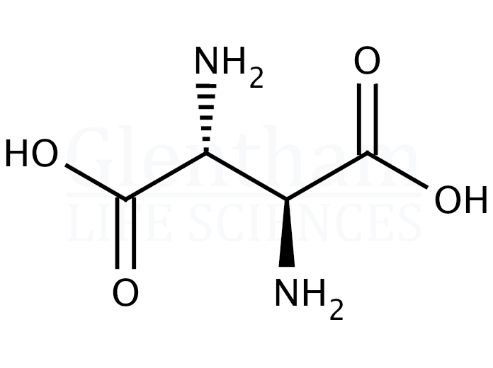 Structure for  Meso-alpha, beta-diaminosuccinic acid  (23220-52-2)