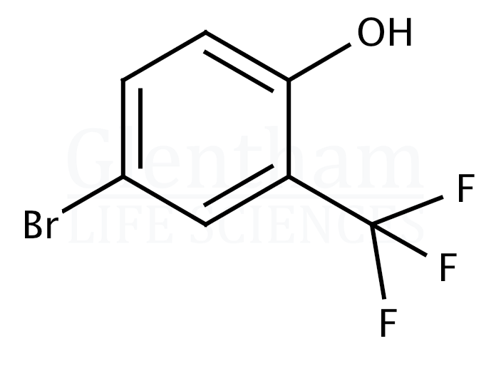 4-Bromo-2-(trifluoromethyl)benzenol Structure