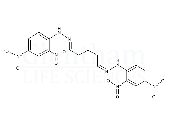 Structure for  Glutaraldehyde 2,4-dinitrophenylhydrazone  (5085-07-4)