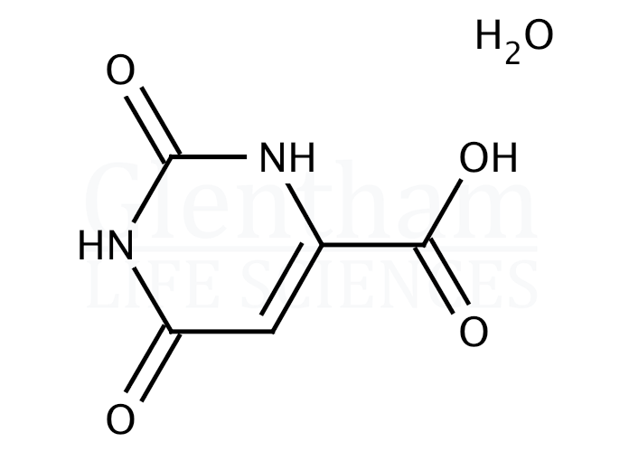 Orotic acid monohydrate Structure