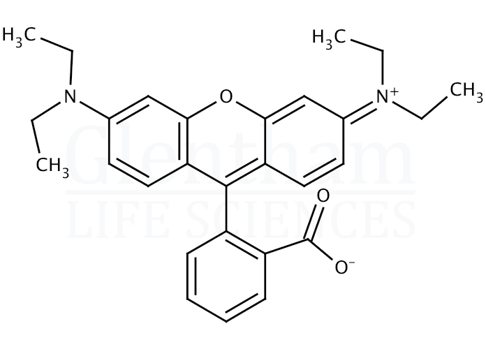 Structure for  Rhodamine B base  (509-34-2)