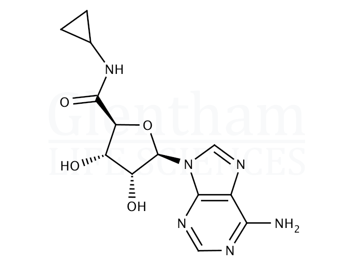 5''-(N-Cyclopropyl)carboxamidoadenosine Structure