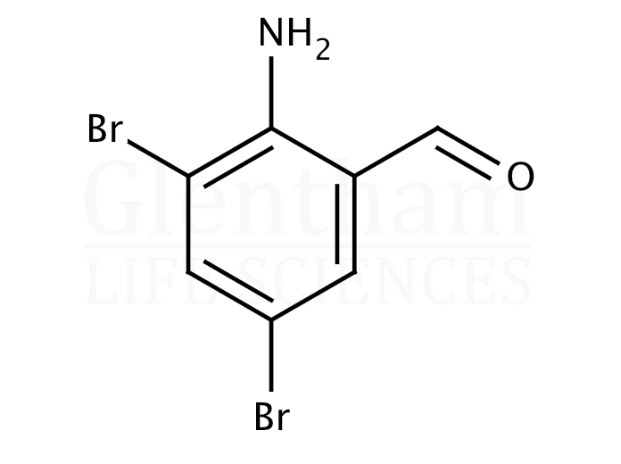 2-Amino-3,5-dibromobenzaldehyde Structure