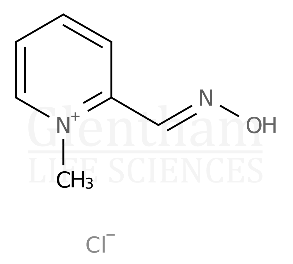 Pyridine-2-aldoxime methochloride Structure
