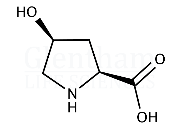 Structure for trans-4-Hydroxy-L-proline, GlenCell™, suitable for cell culture