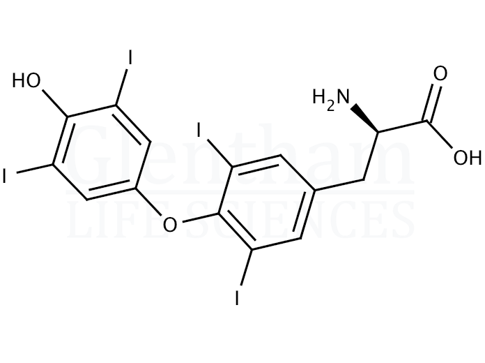 D-Thyroxine Structure