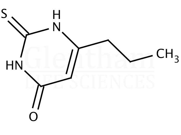 6-Propyl-2-thiouracil Structure
