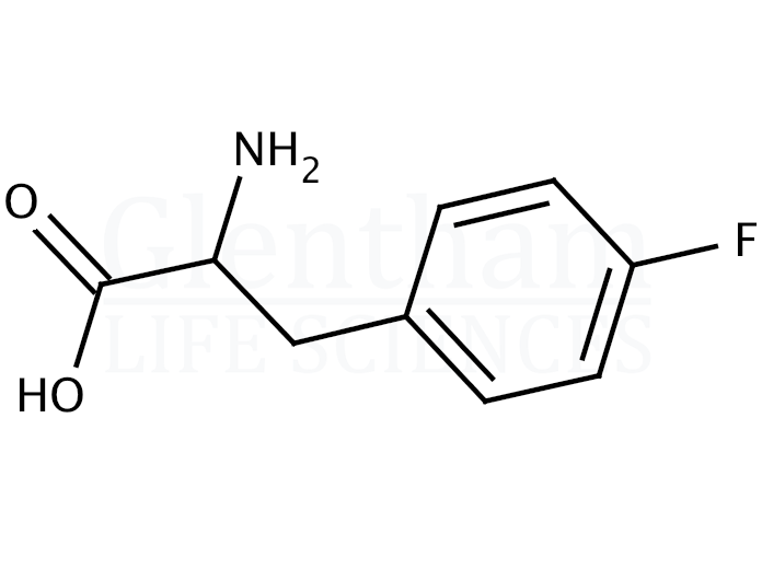 p-Fluoro-DL-phenylalanine Structure