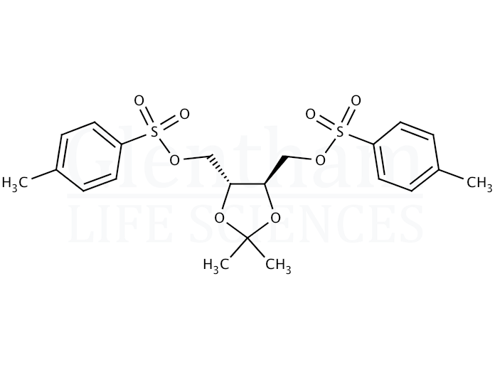 1,4-Di-O-tosyl-2,3-O-isopropylidene-D-threitol Structure