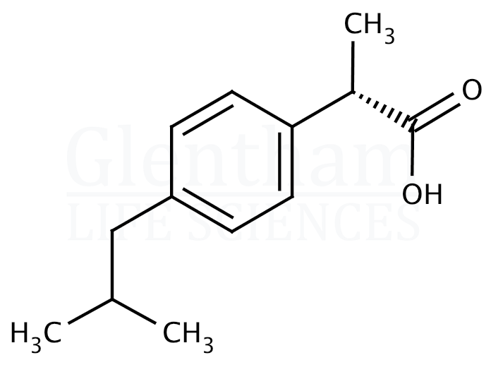 Structure for (S)-(+)-Ibuprofen