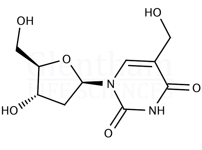 2''-Deoxy-5-hydroxymethyluridine Structure