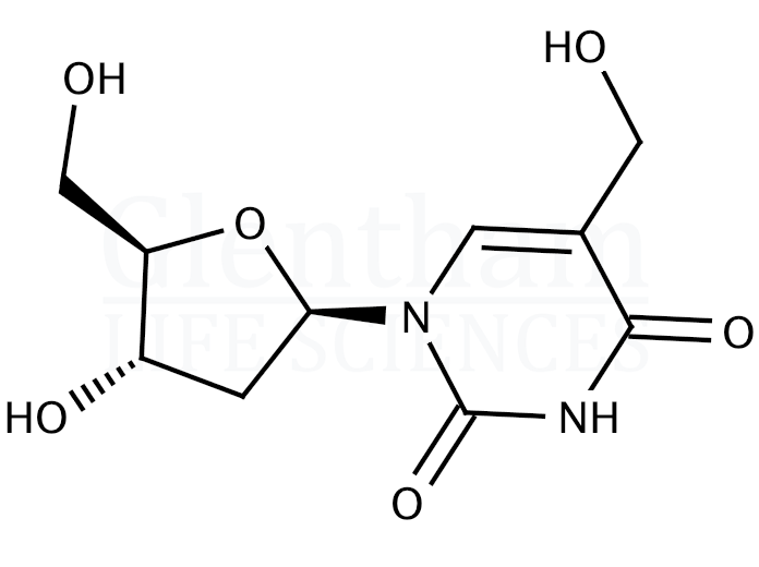 Structure for 2''-Deoxy-5-hydroxymethyluridine