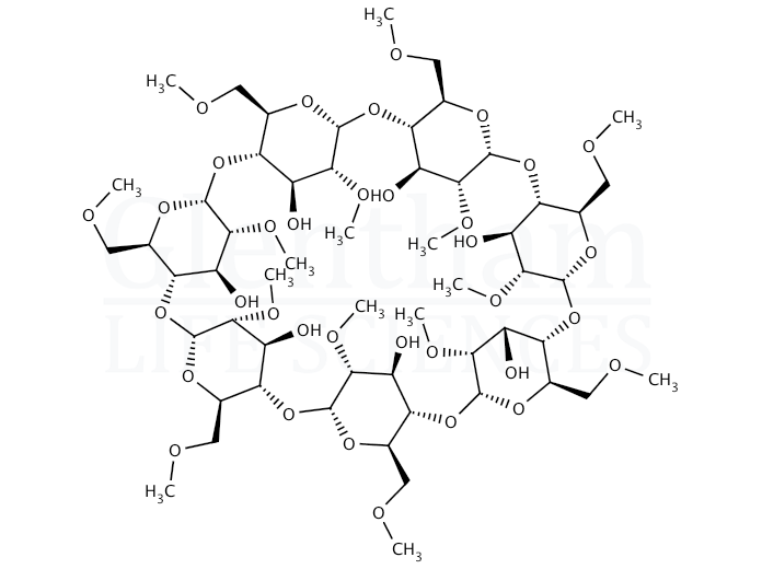 Heptakis(2,6-di-O-methyl)-b-cyclodextrin Structure