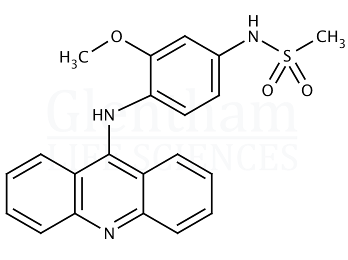Structure for Amsacrine (51264-14-3)