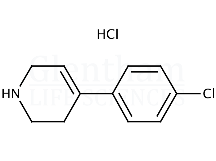 Structure for 4-(4-Chlorophenyl)-1,2,3,6-tetrahydropyridine hydrochloride