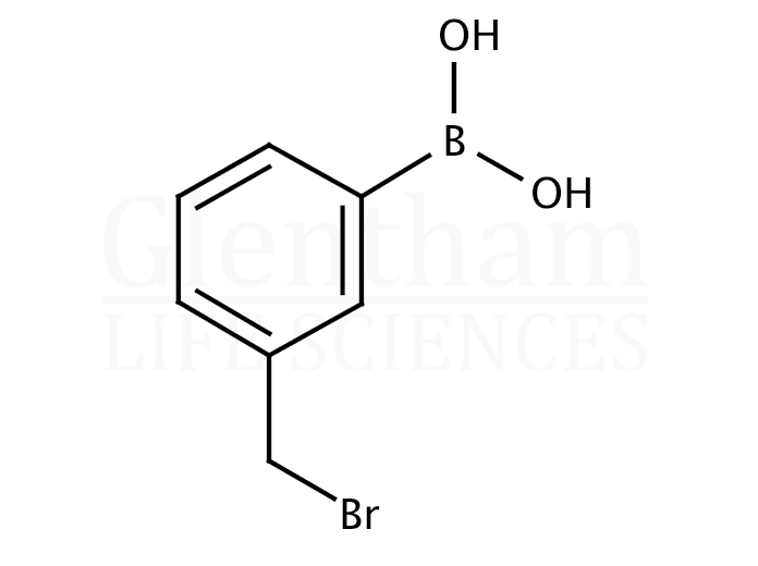 3-Bromomethylphenylboronic acid Structure
