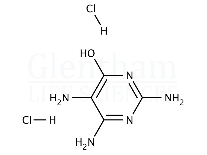 2,4,5-Triamino-6-hydroxypyrimidine Structure