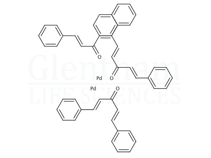 Tris(dibenzylideneacetone)dipalladium Structure