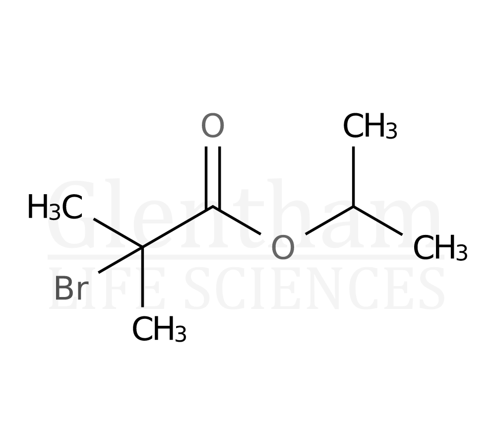 Isopropyl-2-bromo-2-methyl propionate Structure