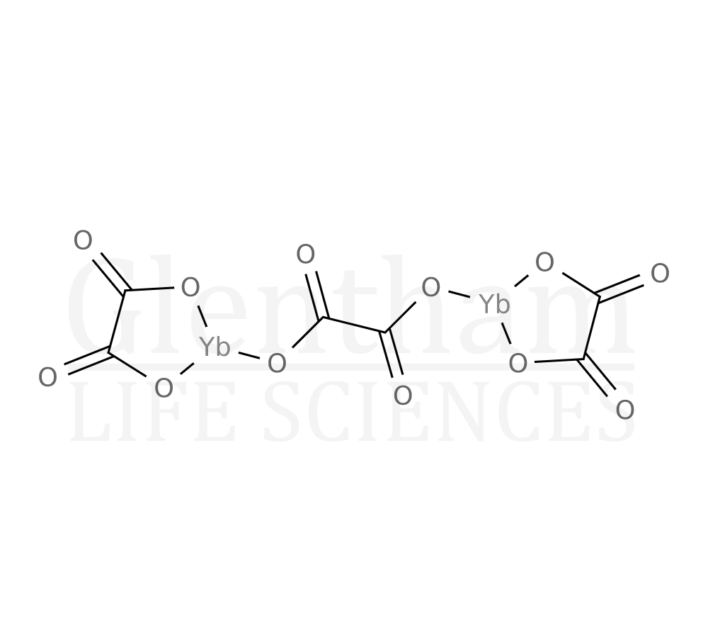 Structure for Ytterbium oxalate hydrate, 99.9%