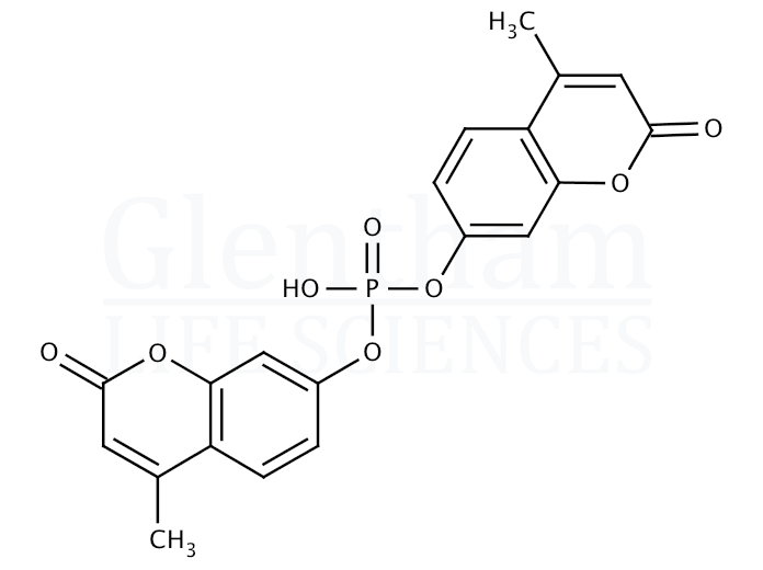 bis-(4-Methylumbelliferyl)phosphate Structure