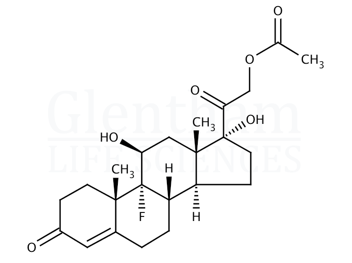 Structure for Fludrocortisone acetate, Ph. Eur., USP grade