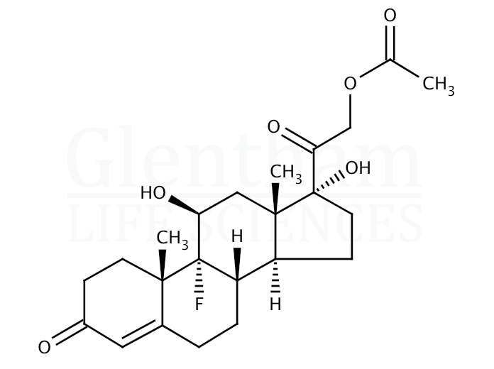 Structure for Fludrocortisone acetate