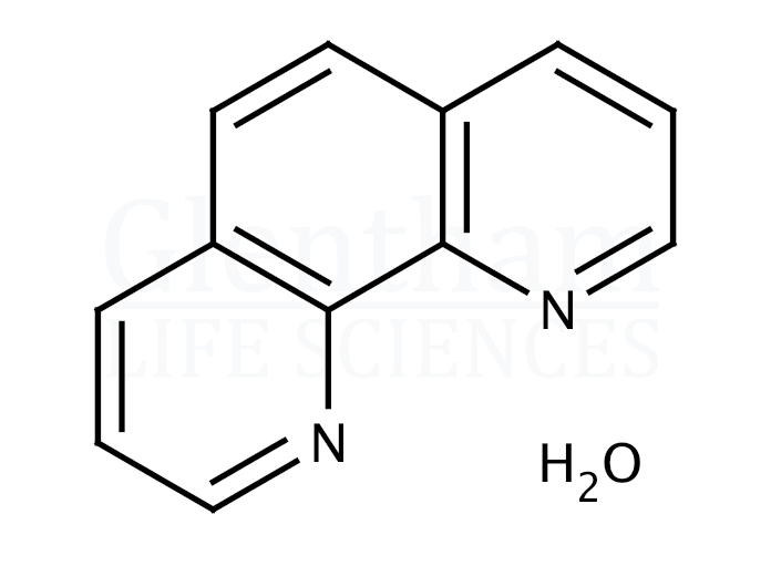 Strcuture for 1,10-Phenanthroline monohydrate, ACS grade