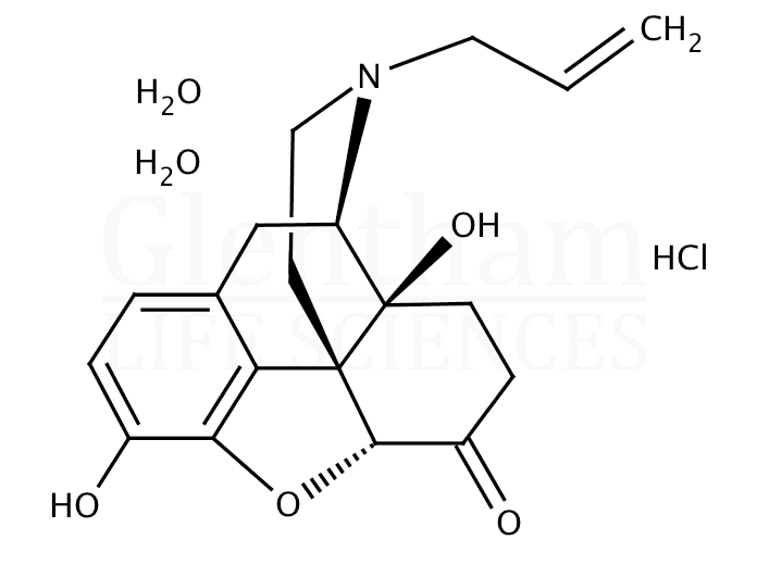 Structure for Naloxone hydrochloride dihydrate