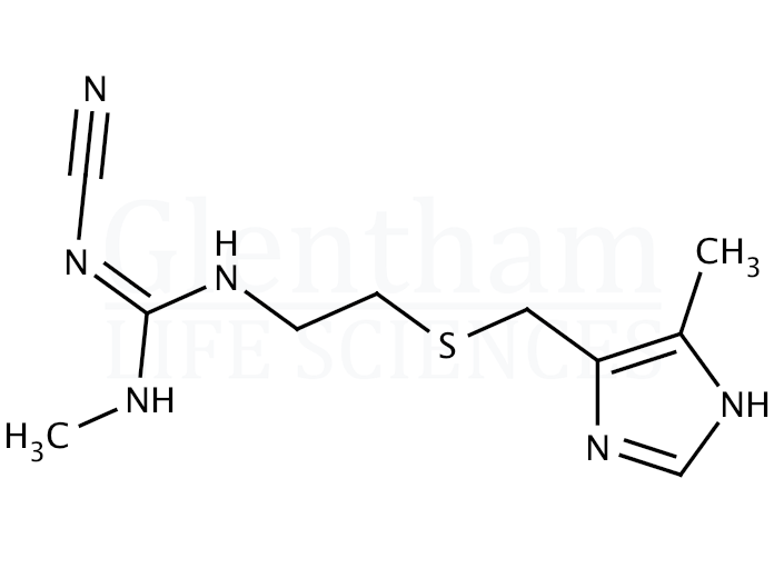 Cimetidine, USP grade Structure