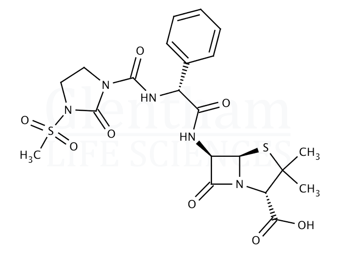 Structure for Mezlocillin (51481-65-3)